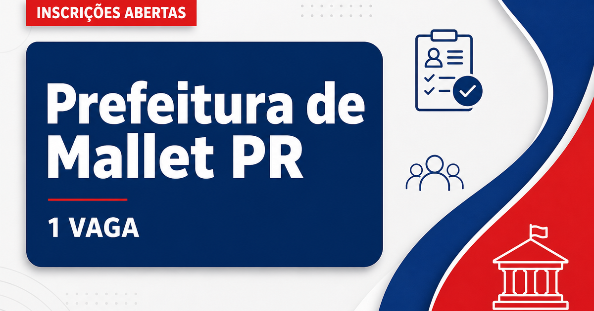 Prefeitura de Mallet: Prefeitura de Mallet - PR abre processo seletivo para terapeuta ocupacional - Prefeitura de Mallet