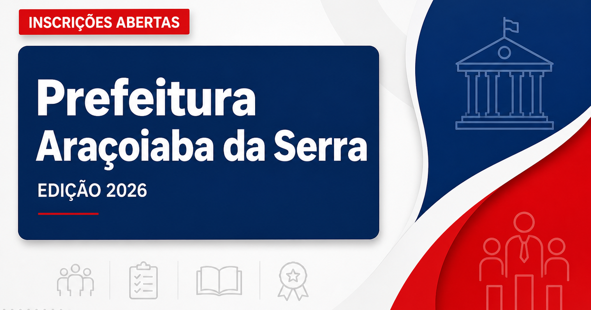 Prefeitura de Araçoiaba da Serra - SP abre seleção para Agente de Desenvolvimento Infantil - Prefeitura de Araçoiaba da Serra
