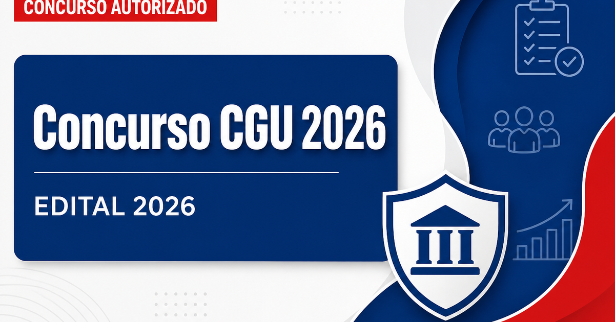 Concurso CGU 2026 tem equipe formada para contratação da banca - Controladoria-Geral da União