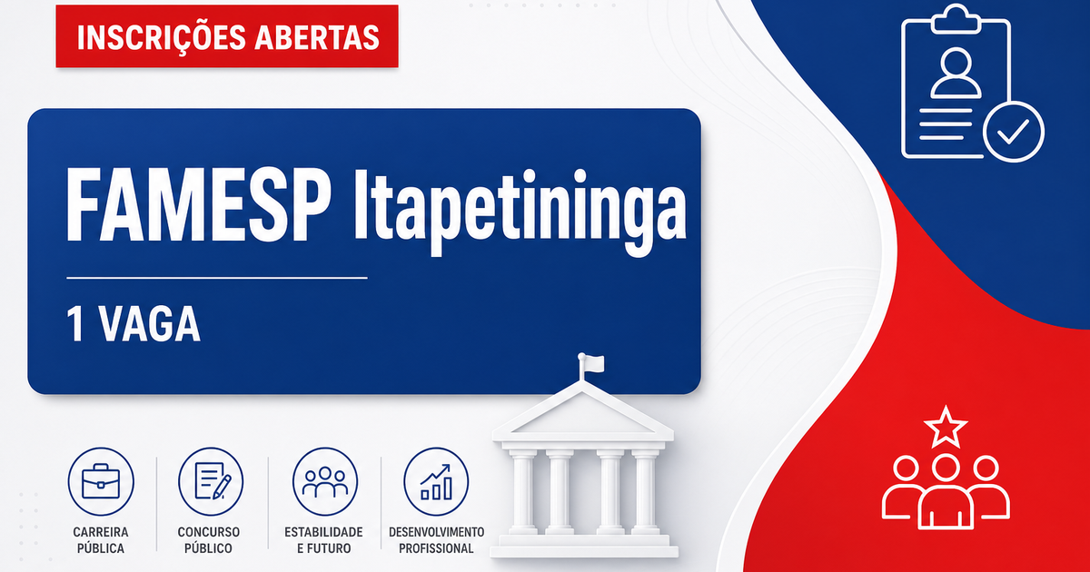 Processo seletivo FAMESP Itapetininga SP abre 1 vaga para técnico de farmácia - FAMESP