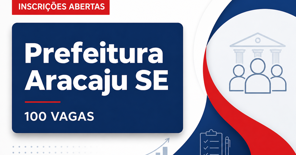 Prefeitura de Aracaju: Prefeitura de Aracaju - SE reabre inscrições do concurso para Guarda Municipal - Prefeitura de Aracaju