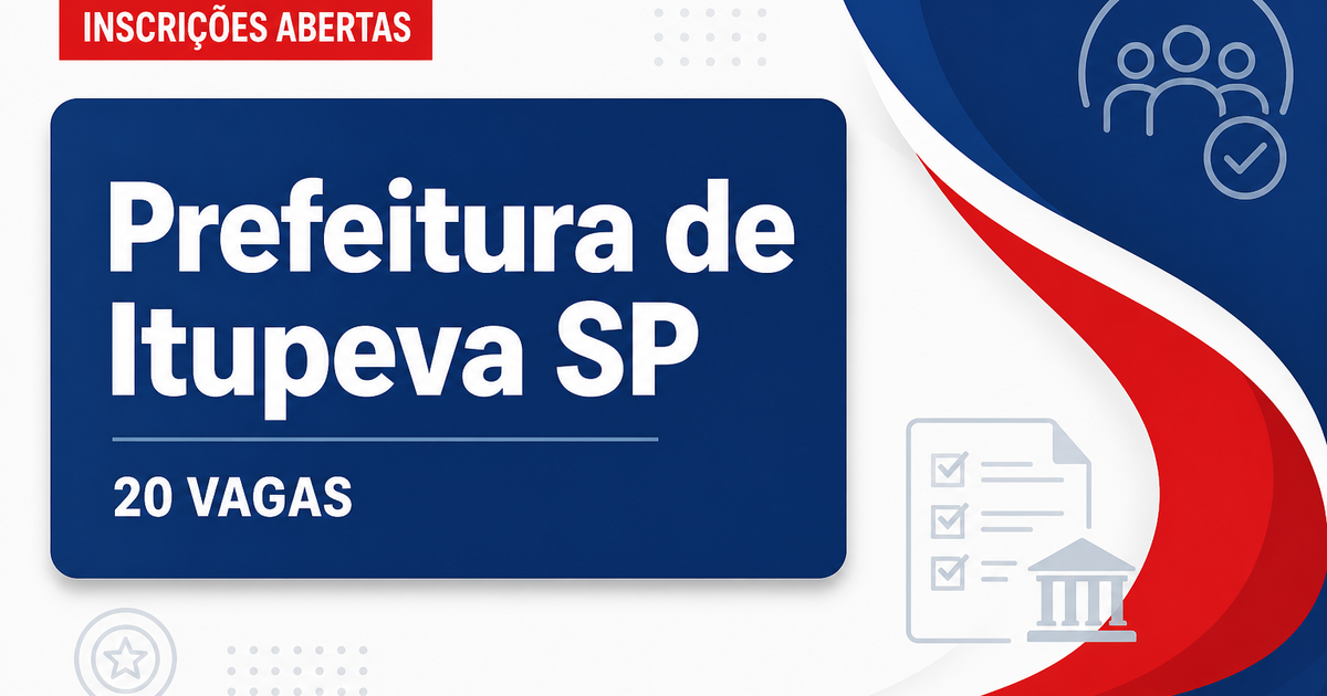 Prefeitura de Itupeva: Prefeitura de Itupeva - SP abre concurso público para guarda civil municipal - Prefeitura de Itupeva