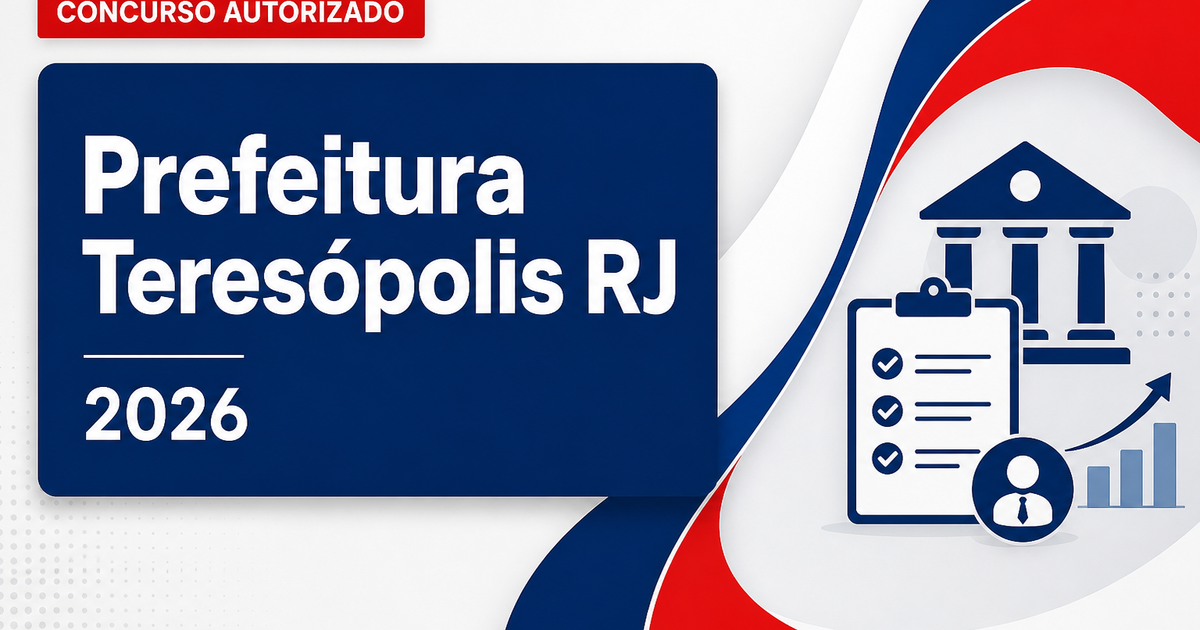 Concurso Teresópolis RJ: prazo para preparativos vai até novembro - Prefeitura de Teresópolis
