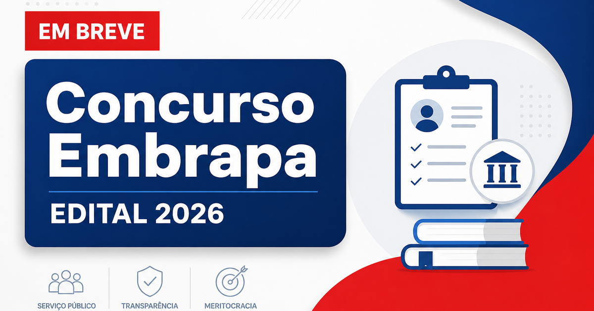 Concurso Embrapa: empresa inicia estudo para chamadas do CR - Empresa Brasileira de Pesquisa Agropecuária