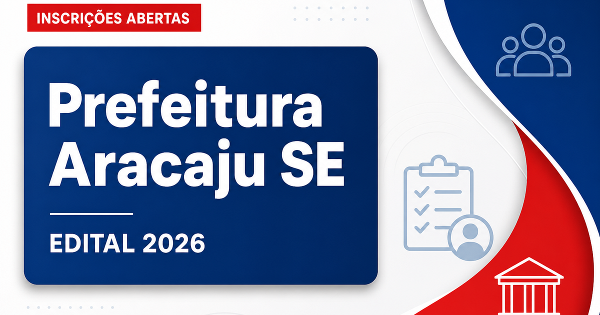 Prefeitura de Aracaju reabre inscrições para concurso de guarda municipal - Prefeitura de Aracaju