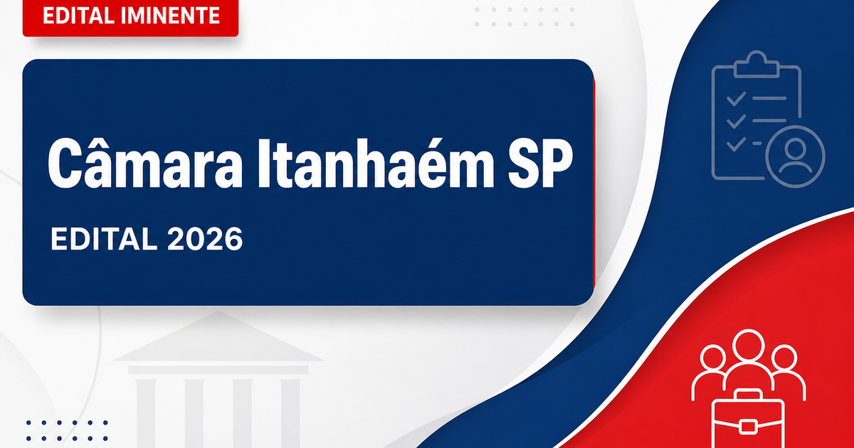 Concurso Câmara de Itanhaém SP já conta com cargos e vagas definidos, edital iminente - Câmara Municipal de Itanhaém