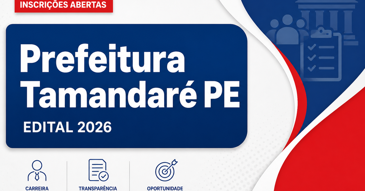Prefeitura de Tamandaré PE abre concurso para guarda civil municipal - Prefeitura de Tamandaré