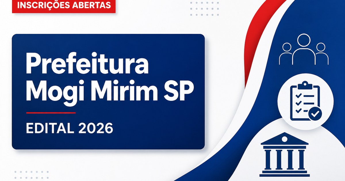 Prefeitura de Mogi Mirim - SP abre concursos e processo seletivo com vagas para diversas áreas - Prefeitura de Mogi Mirim
