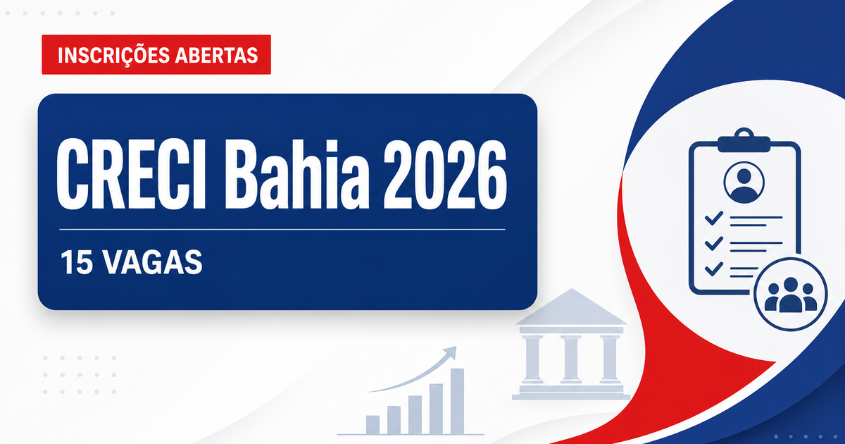 CRECI - Conselho Regional de Corretores de Imóveis da 9ª Região: CRECI - BA: concurso público oferece vagas para Assiste - Conselho Regional de Corretores de Imóveis da 9ª Região