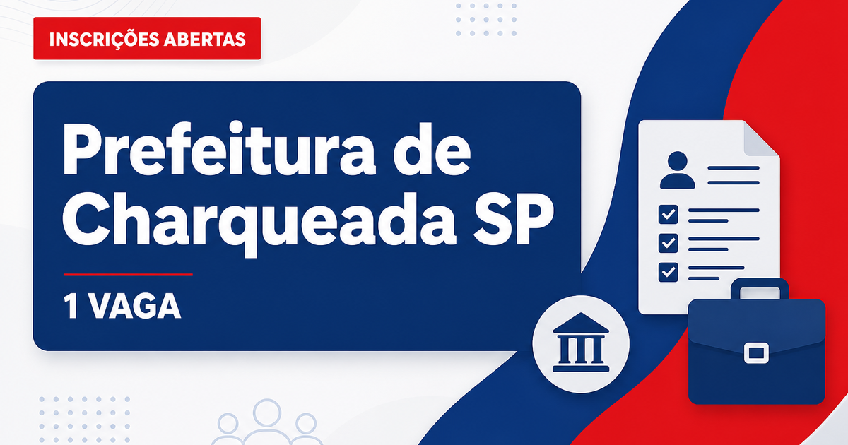 Prefeitura do Município de Charqueada: Prefeitura de Charqueada - SP abre concurso público com salários de até R$ 7.809, - Prefeitura de Charqueada