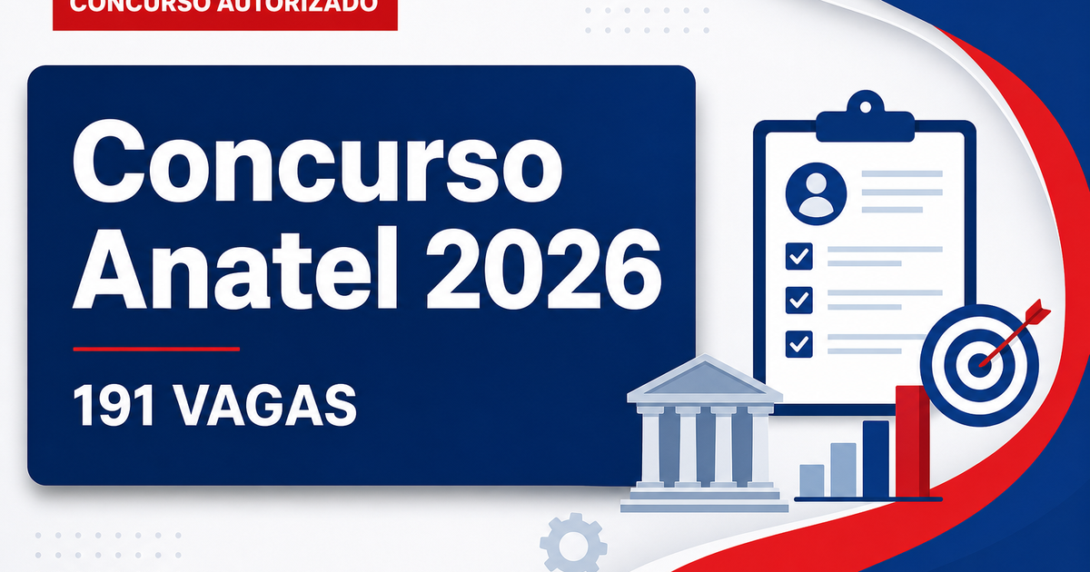 Concurso Anatel: novo pedido encaminhado para 191 vagas de níveis médio e superior - Anatel: novo pedido encaminhadora 191 vagas de níveis médio e superior