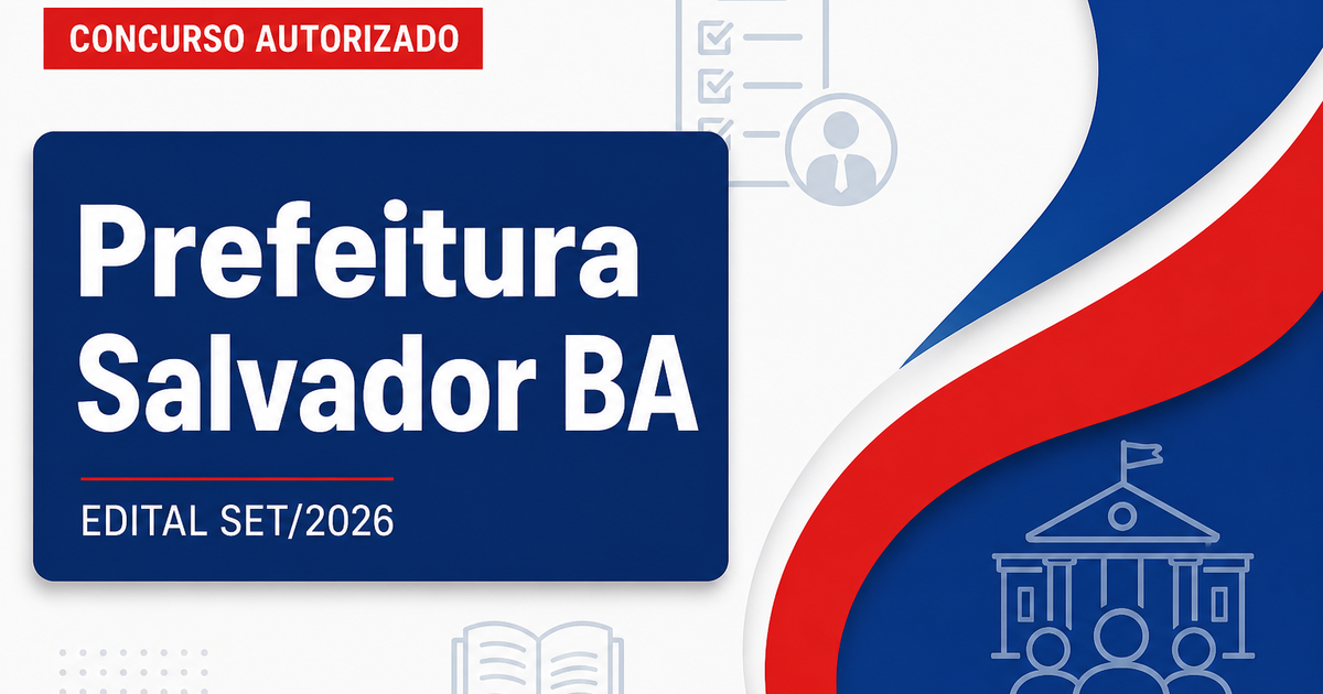 Concurso Prefeitura de Salvador BA para guardas é autorizado; edital até setembro - Prefeitura de Salvador