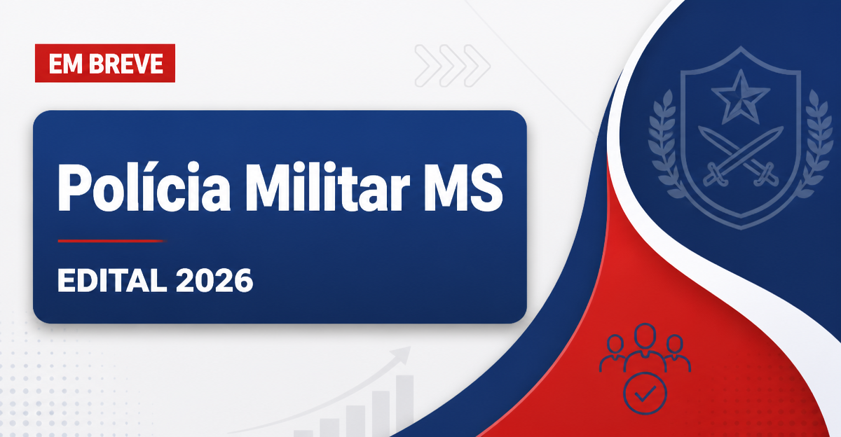 Concurso PM MS: comadante-geral confirma estudos para novo edital - Polícia Militar