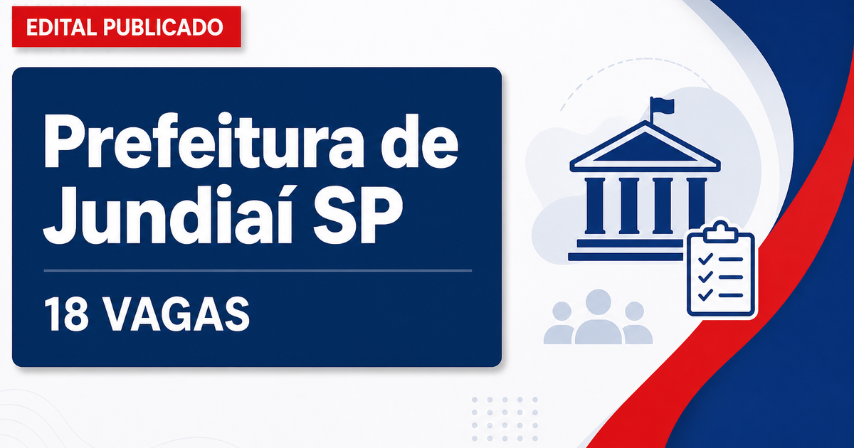 Prefeitura de Jundiaí: Prefeitura de Jundiaí - SP retifica um dos quatro editais de concursos públicos - Prefeitura de Jundiaí