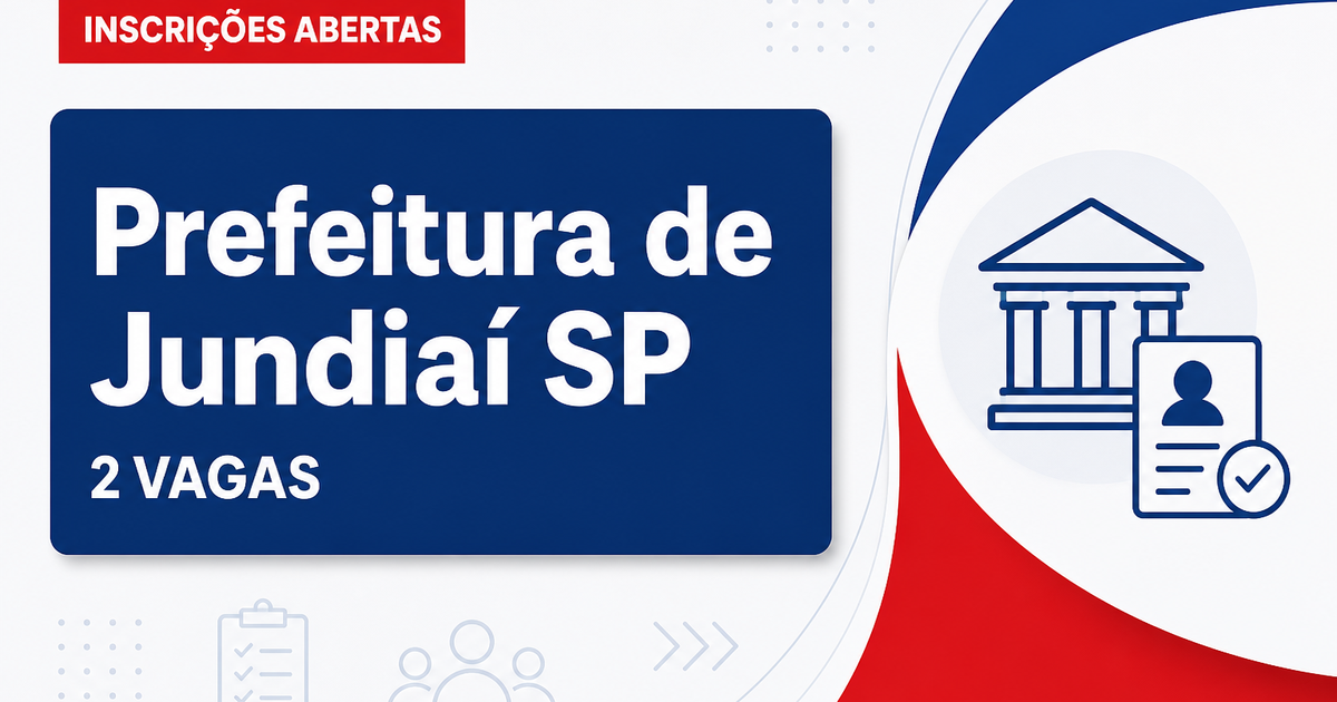 Prefeitura de Jundiaí: Prefeitura de Jundiaí - SP abre concursos públicos com vagas para médicos - Prefeitura de Jundiaí