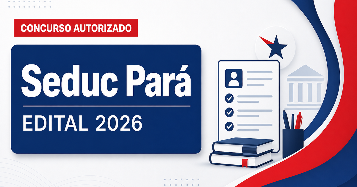 Concurso Seduc PA avança com publicação de decreto sobre vagas - Secretaria de Estado de Educação do Pará