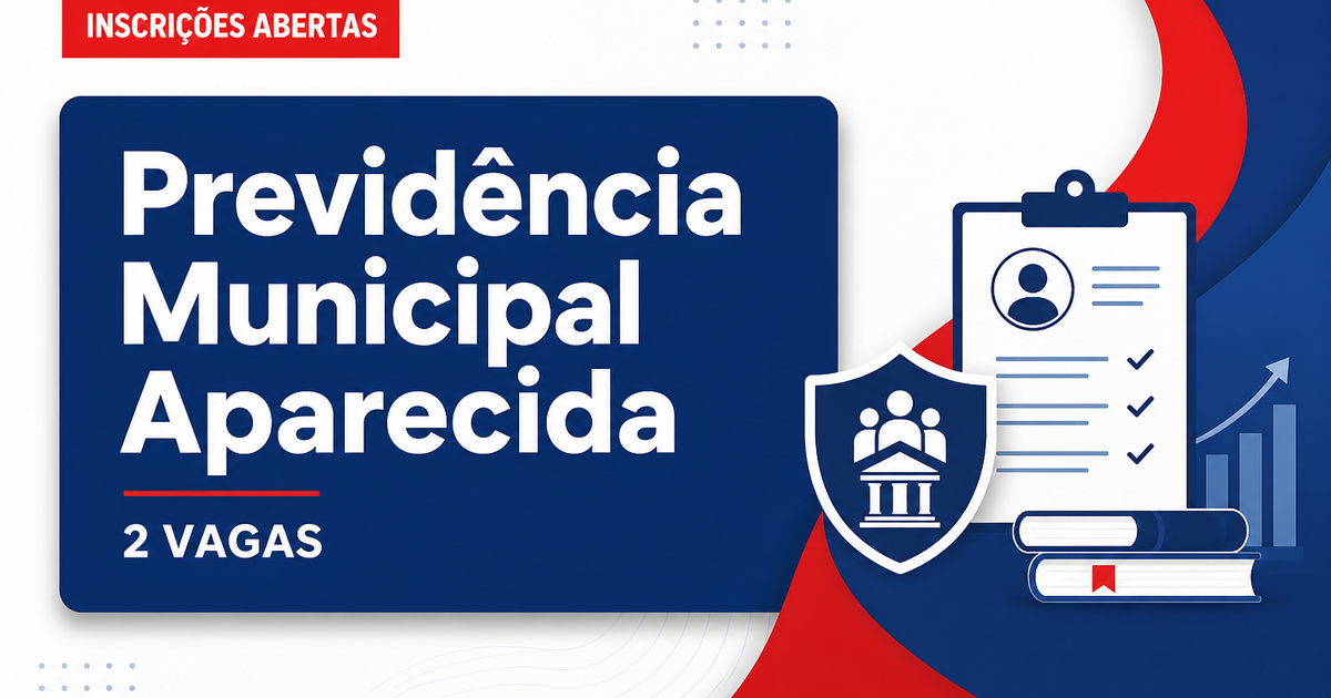Instituto de Previdência Municipal de Aparecida d’Oeste SP abre concurso com 2 vagas para nível superior - Instituto de Previdência Municipal de Aparecida d’Oeste