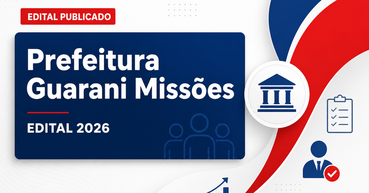 Prefeitura de Guarani das Missões RS publica concurso para cadastro de reserva no cargo de monitor de educação - Prefeitura de Guarani das Missões