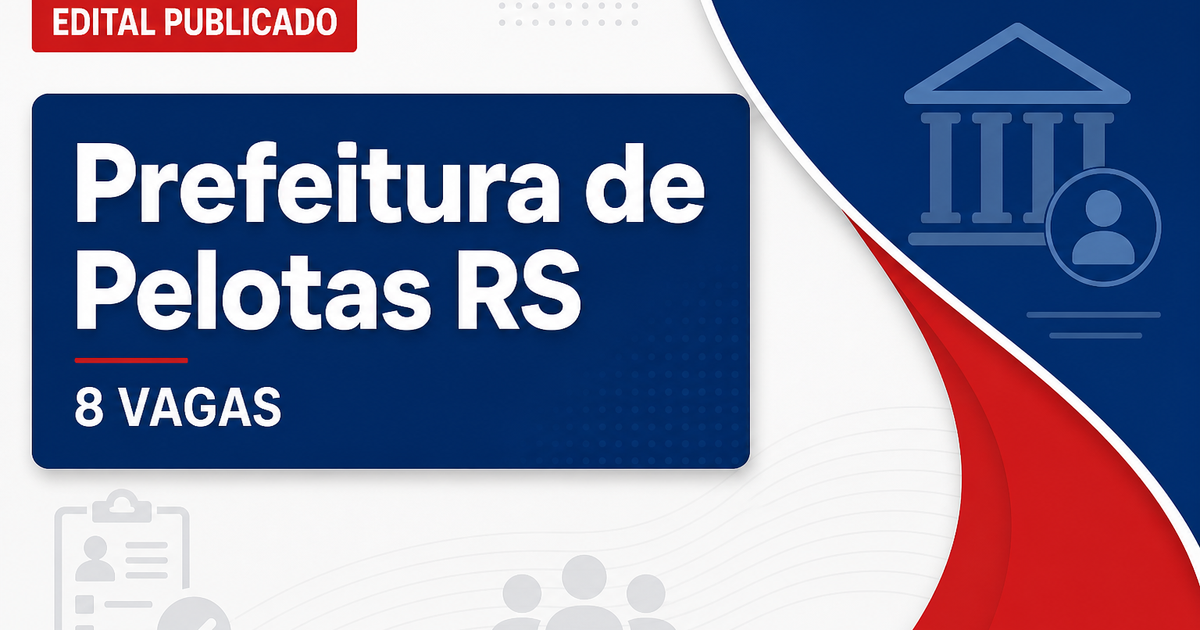 Prefeitura Municipal de Pelotas RS publica concurso para operador de serviços postais com 8 vagas - Prefeitura Municipal de Pelotas