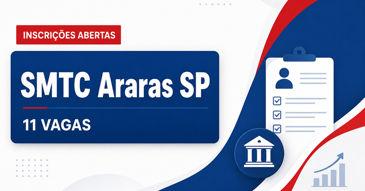 Serviço Municipal de Transportes Coletivos de Araras SP abre concurso com 11 vagas para motorista de ônibus - Serviço Municipal de Transportes Coletivos de Araras
