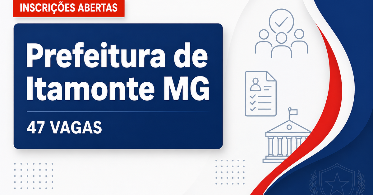 Prefeitura de Itamonte MG abre concurso com 47 vagas na área da Saúde - Prefeitura de Itamonte