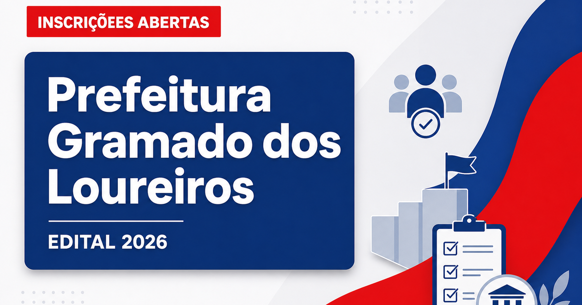 Prefeitura de Gramado dos Loureiros - RS abre processo seletivo para o cargo de Enfermeiro Padrão - Prefeitura de Gramado dos Loureiros