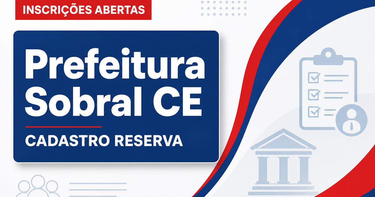 SME - Secretaria Municipal da Educação de Sobral: Prefeitura de Sobral - CE abre seleção para Auxiliar de Serviços Educa - Secretaria Municipal da Educação de Sobral