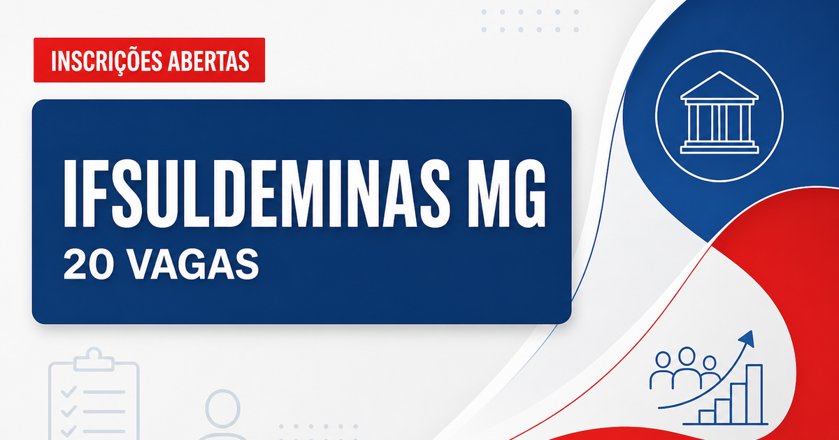 IFSULDEMINAS - Instituto Federal de Educação, Ciência e Tecnologia do Sul de Minas Gerais: IFSULDEMINAS - MG abre concur - Instituto Federal de Educação, Ciência e Tecnologia do Sul de Minas Gerais