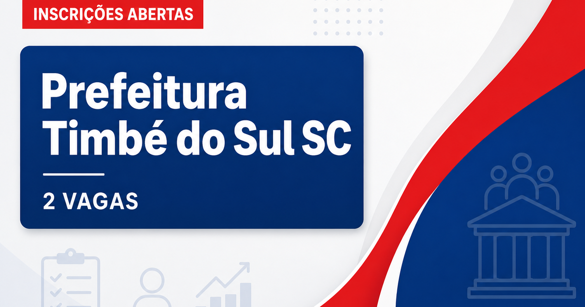 Prefeitura de Timbé do Sul: Prefeitura de Timbé do Sul - SC abre processo seletivo para Odontólogo e Farmacêutico - Prefeitura de Timbé do Sul