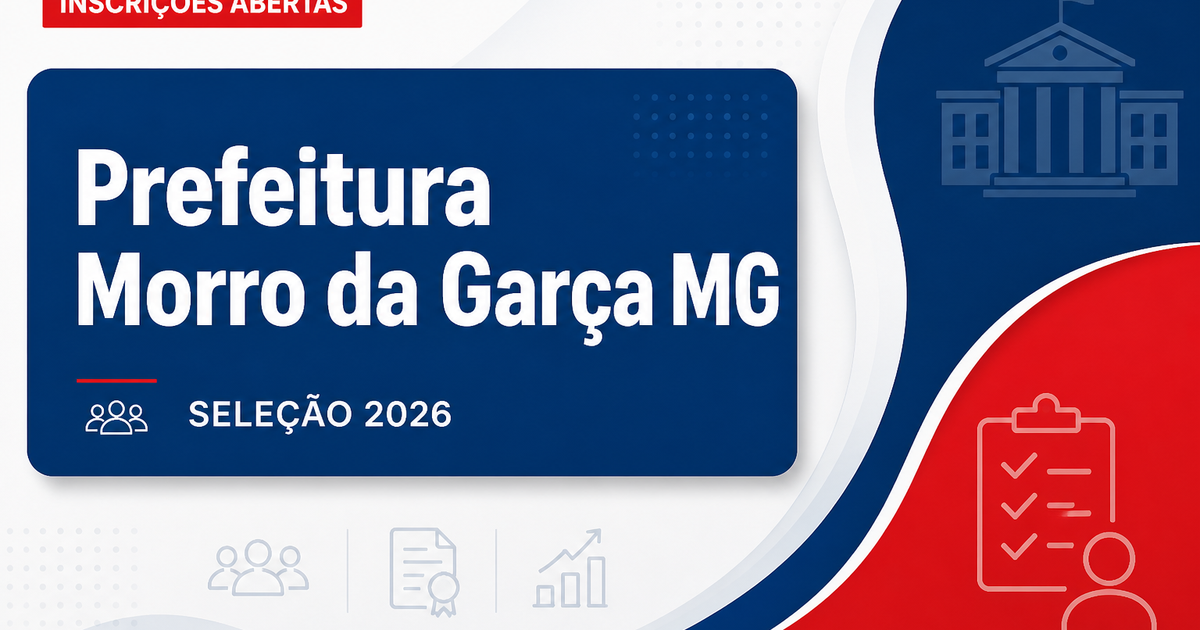 Prefeitura de Morro da Garça - MG abre seleção para enfermeiro plantonista - Prefeitura de Morro da Garça