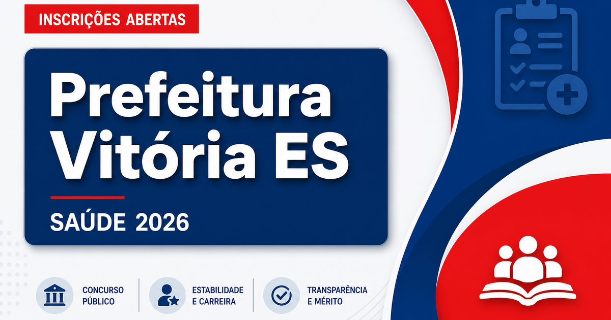 Prefeitura de Vitória - ES abre processos seletivos para a área da saúde - Prefeitura de Vitória