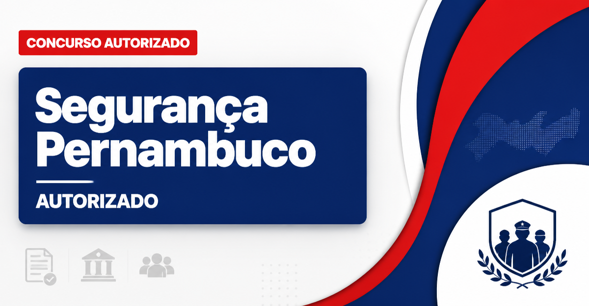 Concurso Segurança PE: governadora confirma avanço por banca - Segurança de Pernambuco