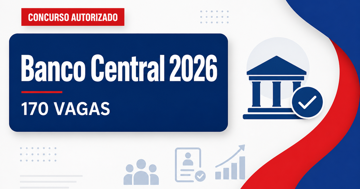 Concurso Bacen: banca em fase de definição para o preenchimento de 170 vagas - Banco Central do Brasil