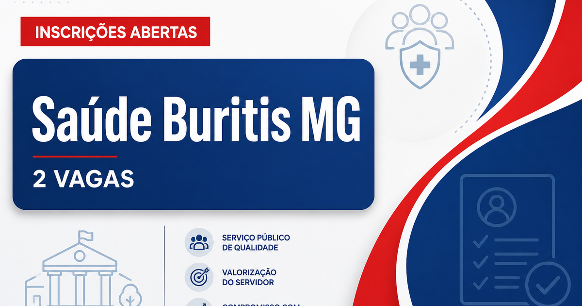Secretaria Municipal de Saúde de Buritis: Secretaria Municipal de Saúde de Buritis - MG abre vagas para enfermeiro e téc - Secretaria Municipal de Saúde de Buritis