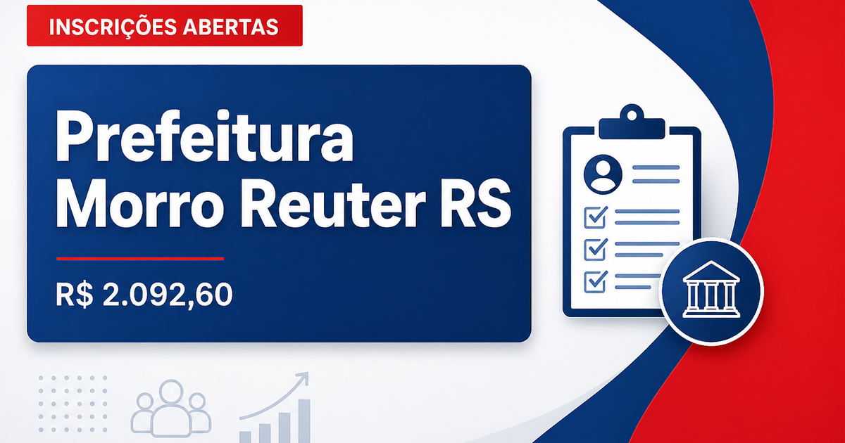 Prefeitura de Morro Reuter: Prefeitura de Morro Reuter - RS abre seleção para Operário - Prefeitura de Morro Reuter