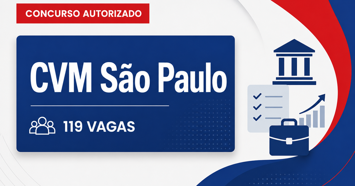 CVM solicita 119 vagas de agente executivo de nível médio - CVM solicita 119 vagas de agente executivo de nível médio