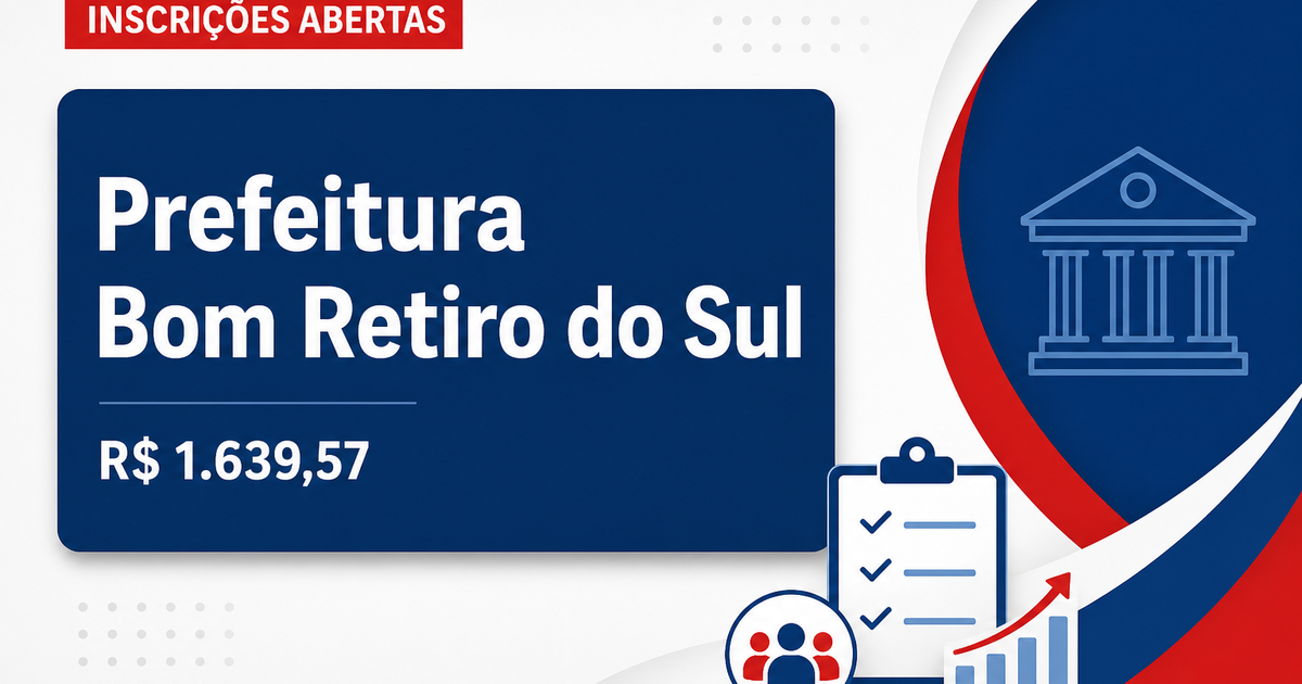 Prefeitura de Bom Retiro do Sul: Prefeitura de Bom Retiro do Sul - RS abre seleção para Serviços Gerais - Prefeitura de Bom Retiro do Sul