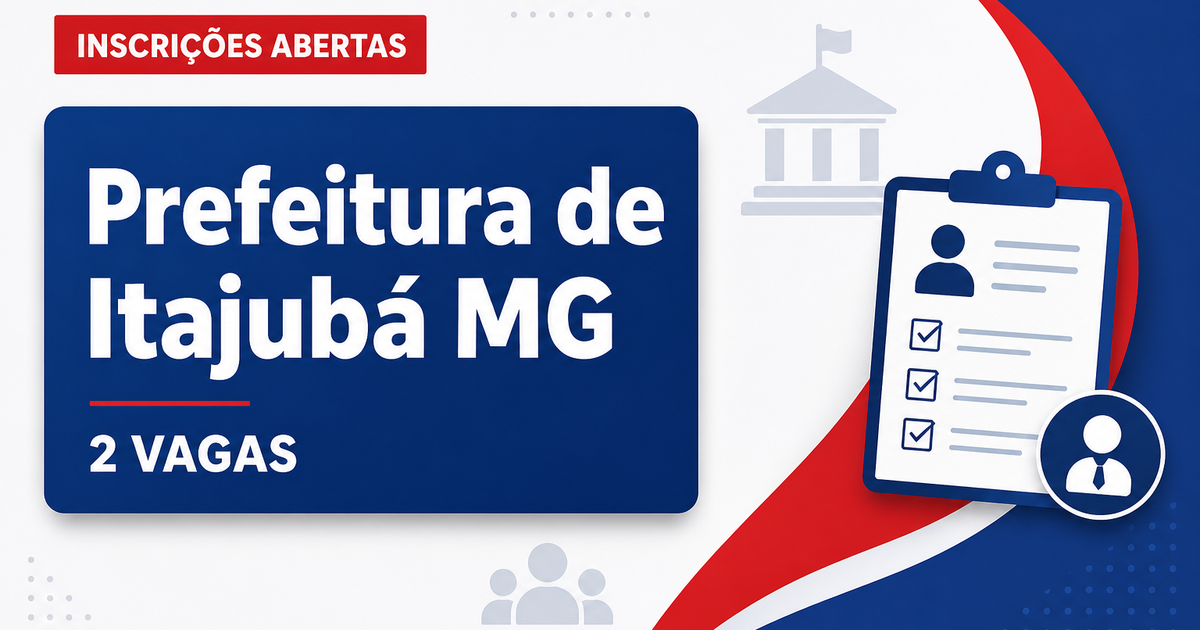 Prefeitura de Itajubá: Prefeitura de Itajubá - MG abre seleção para enfermeiro e médico - Prefeitura de Itajubá