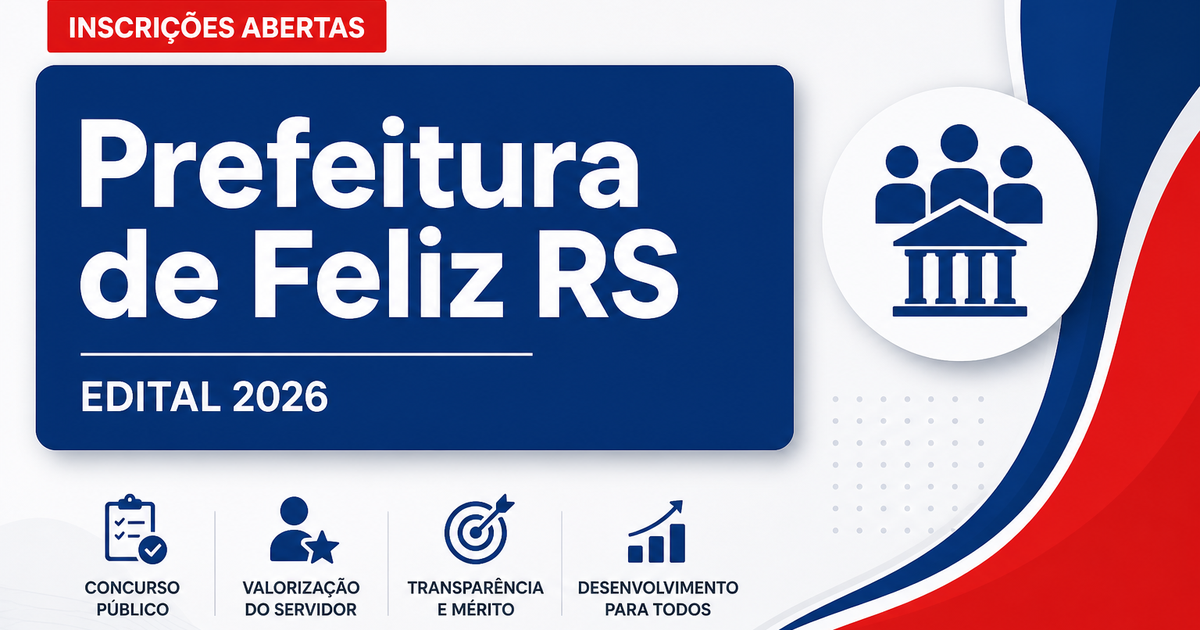 Prefeitura de Feliz - RS abre processo seletivo para Agente de Defesa Civil - Prefeitura de Feliz