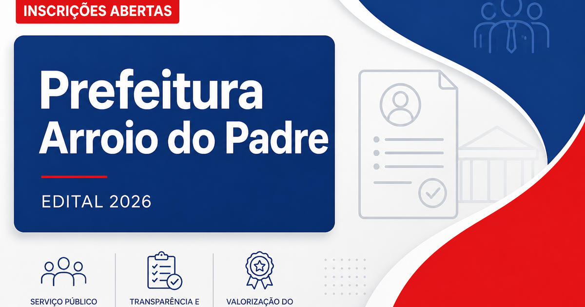 Prefeitura de Arroio do Padre - RS abre processo seletivo para Agente Visitador do PIM - Prefeitura de Arroio do Padre