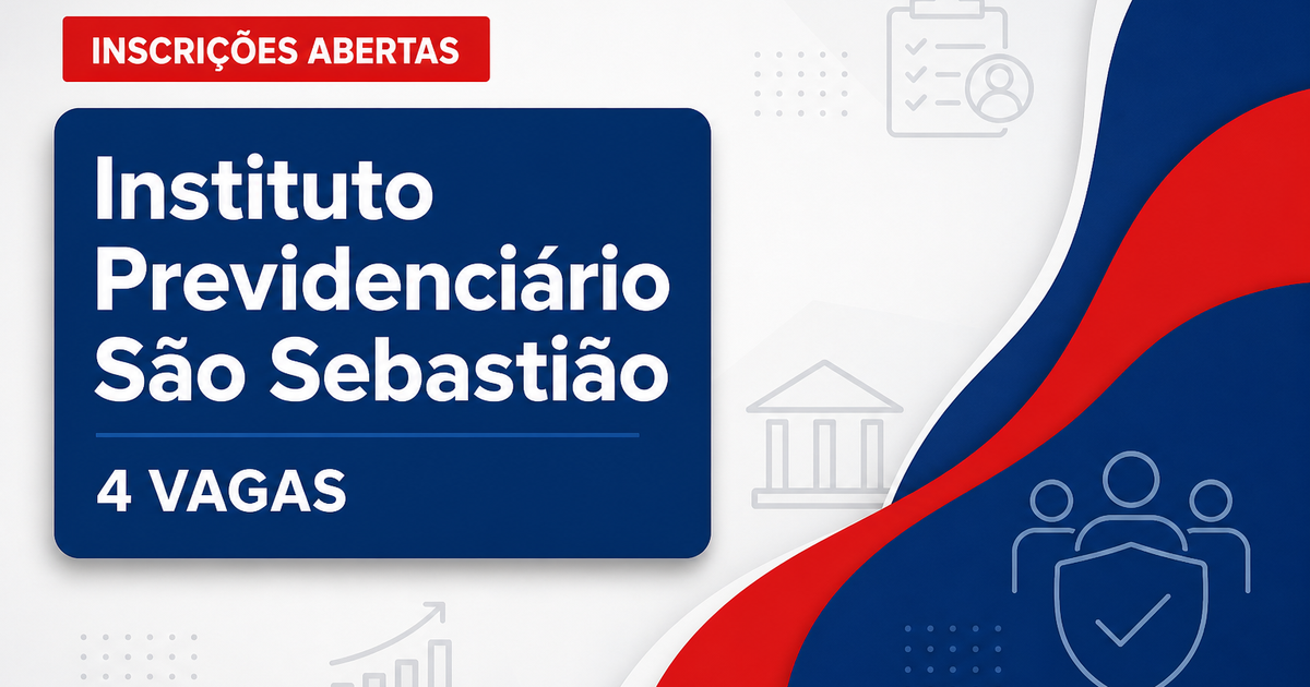 Instituto Previdenciário do Município de São Sebastião abre concurso com 4 vagas - Instituto Previdenciário do Município de São Sebastião