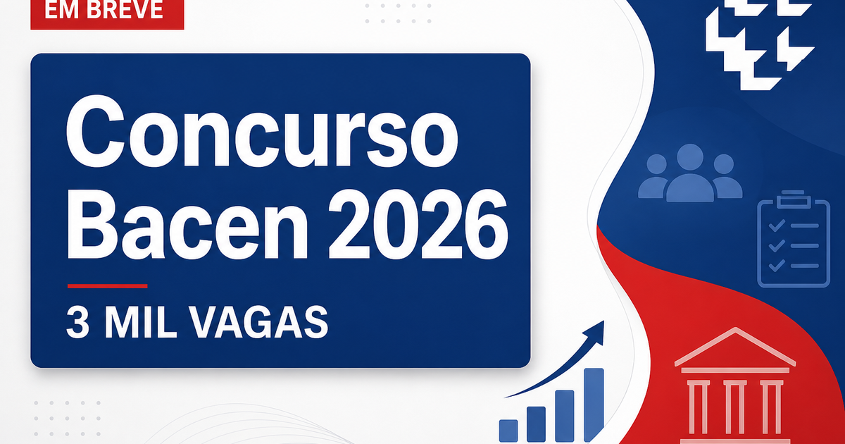 Concurso Bacen: mais de 3 mil cargos estão vagos; confira! - Banco Central do Brasil