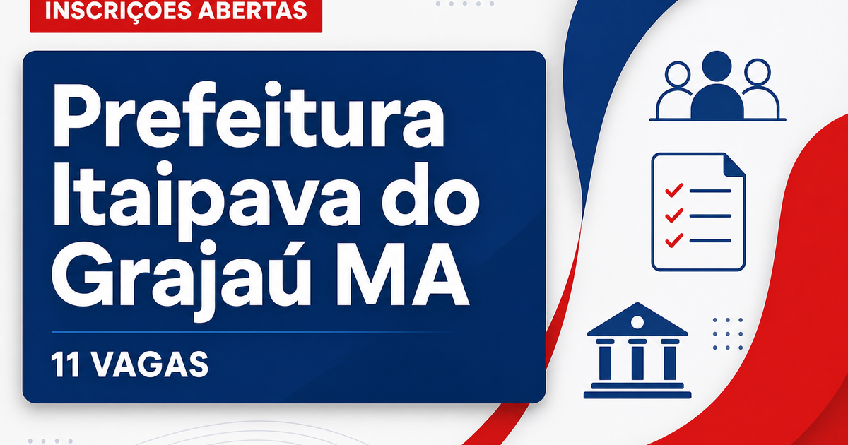 Prefeitura de Itaipava do Grajaú: Prefeitura de Itaipava do Grajaú - MA abre seleção para Agentes de Saúde de Endemias - Prefeitura de Itaipava do Grajaú